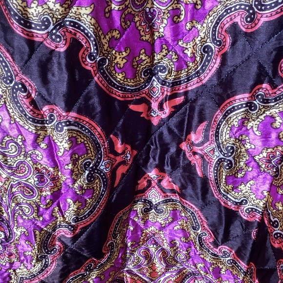 Byer California Vintage Quilted Maxi Skirt 9/10 - Picture 5 of 8